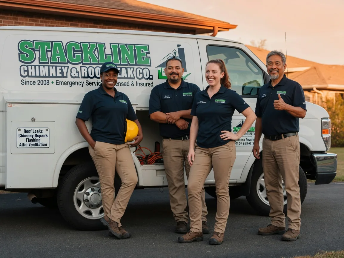 Chimney flashing repair company in Pisgah Forest, NC